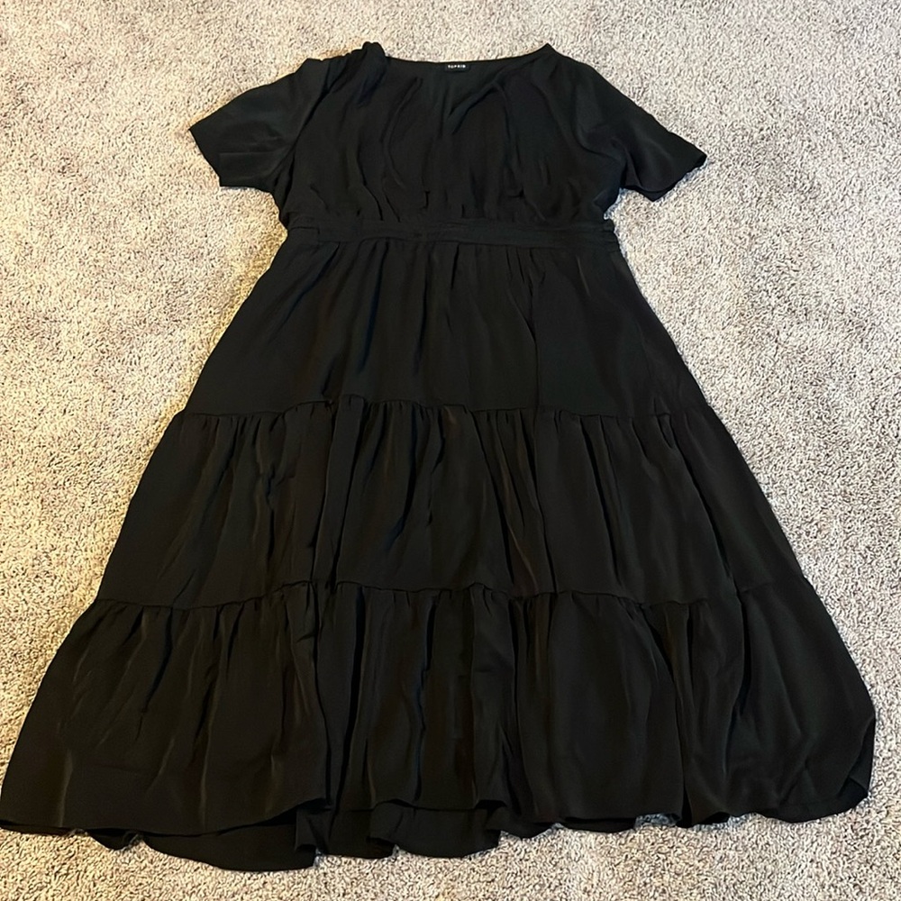 Torrid Black Tiered Dress